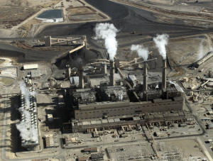  New Mexico's largest electric provider — the coal-fired San Juan Generating Station near Farmington — has been defending a plan to replace part of an aging coal-fired power plant with a mix of more coal, natural gas, nuclear and solar power. Susan Montoya Bryan/AP & NPR website.